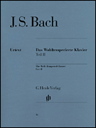 Well-Tempered Clavier, Book 2 piano sheet music cover